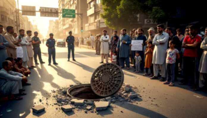 Tragic Death of 6-Year-Old Due to Uncovered Hole in Karachi, Dumdaar Point