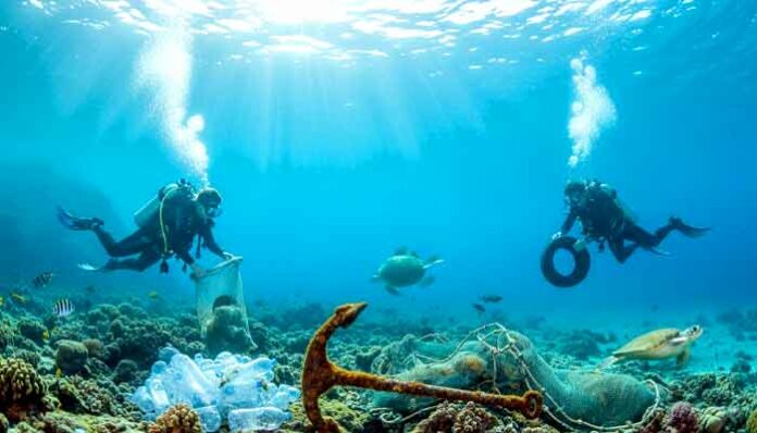 Trouble Under Sea, Divers Discover a Problem Near Alonissos, Dumdaar Point