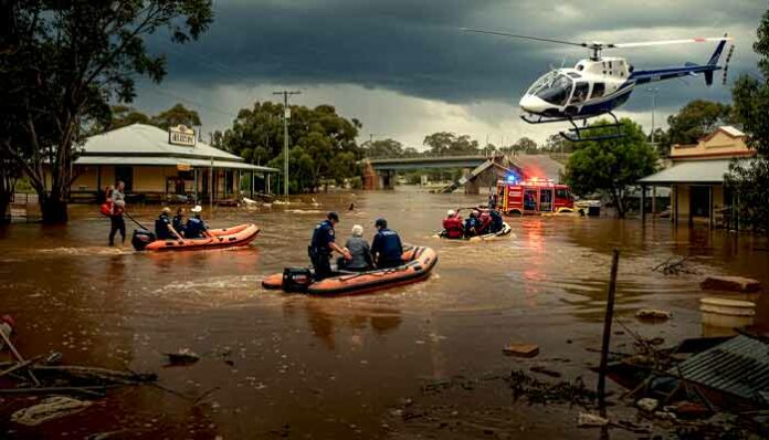 Heavy Rain Destroys Small Towns in Australia 2 People Lose Their Lives, Dumdaar Point