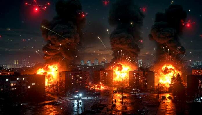 Russian drones hit Ukraine overnight, three people lose their lives, Dumdaar Point