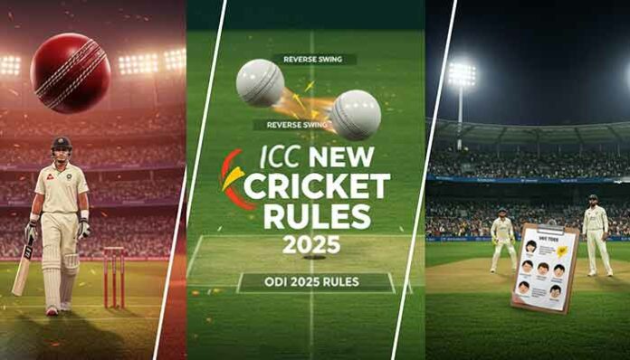 ICC New Cricket Rules 2025 Full List of Changes for Men’s Cricket, Dumdaar Point