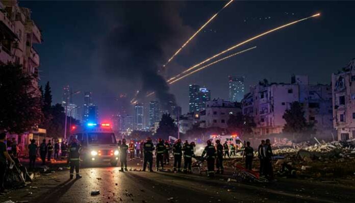 Iran missile attack on Israel 4 People Killed, 70 Hurt in Deadly Strike