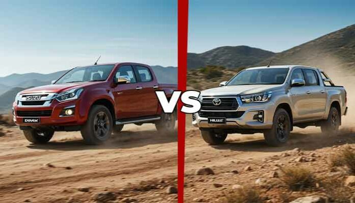 Isuzu D-Max vs Toyota Hilux Comparison, Which Is Better?, Dumdaar Point
