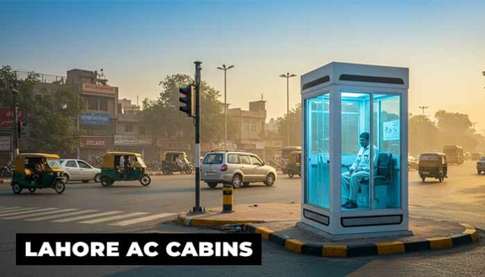 Lahore AC Cabins Give Traffic Wardens a Breath of Cool Air, Dumdaar Point