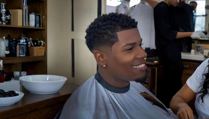6.Coils with a Low Fade and a Beard