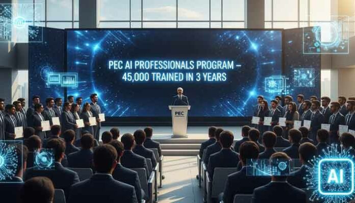 In 3 Years, PEC Will Train 45,000 AI Professionals