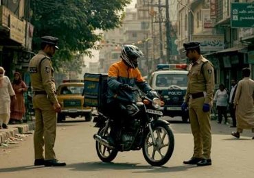 Bike Rider Caught with Drugs During Street Check in Karachi