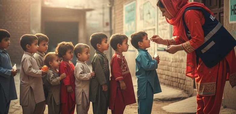 Seven Pakistan Areas found poliovirus signs